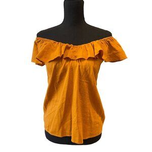 Old Navy NWT XS boho ruffle top cottage core V-neck